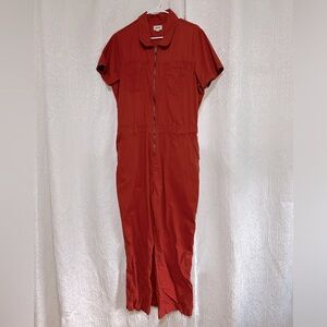 NWOT-Boulevard Brushed Twill Zip Front Jumpsuit